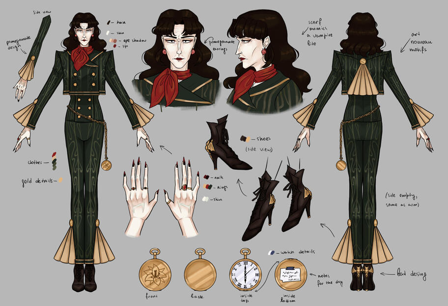 Helga character sheet