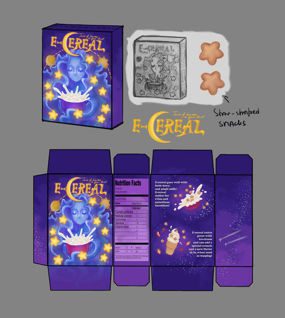 Fictional cereal brand &quot;E-Cereal&quot;