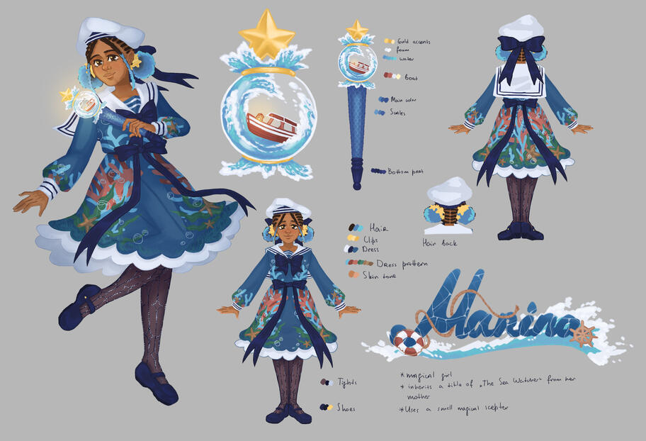 Marina character sheet